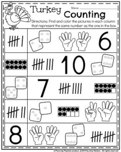 Calculate the median with your math skills using pdf versions of these worksheets that you can print. Fall Kindergarten Worksheets For November Planning Playtime