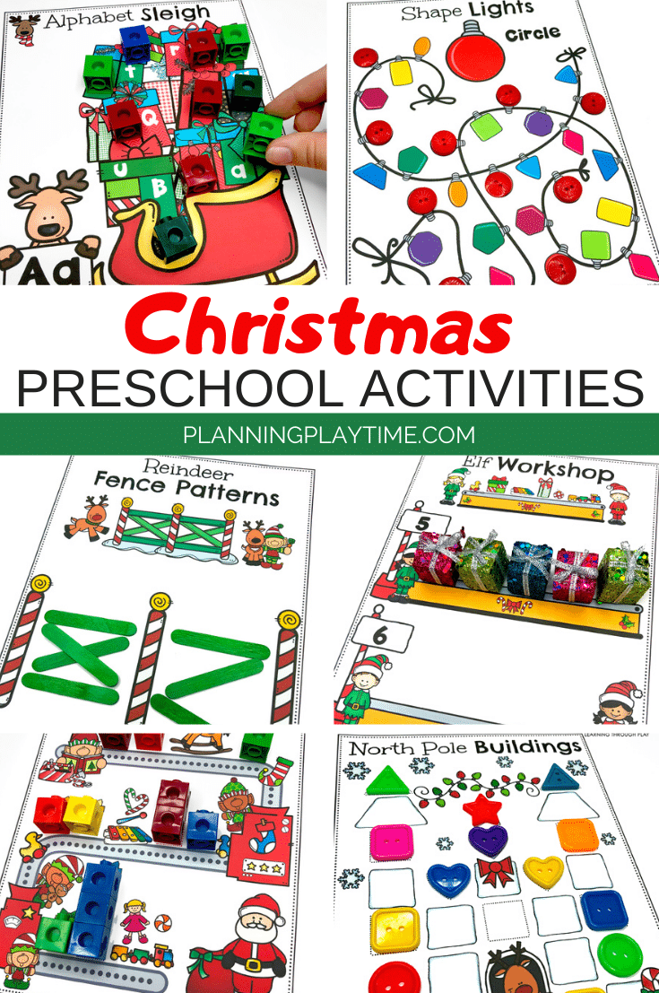 Christmas worksheets preschool