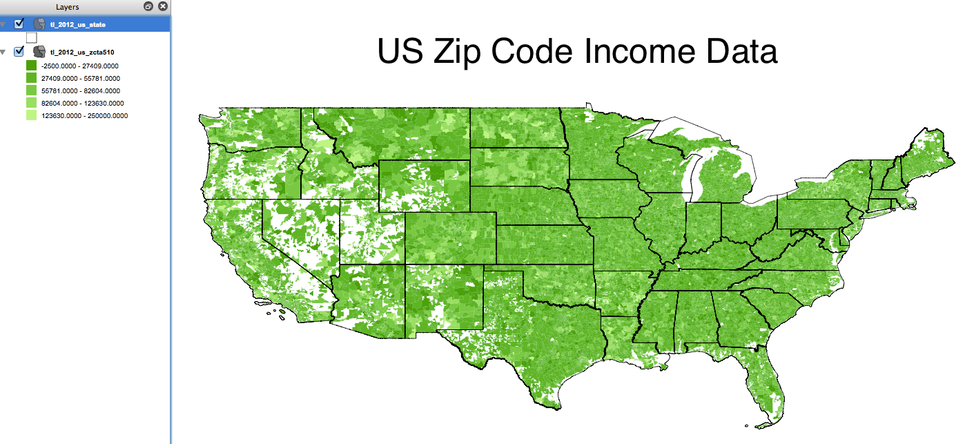 Where to find the most current us zip code income data