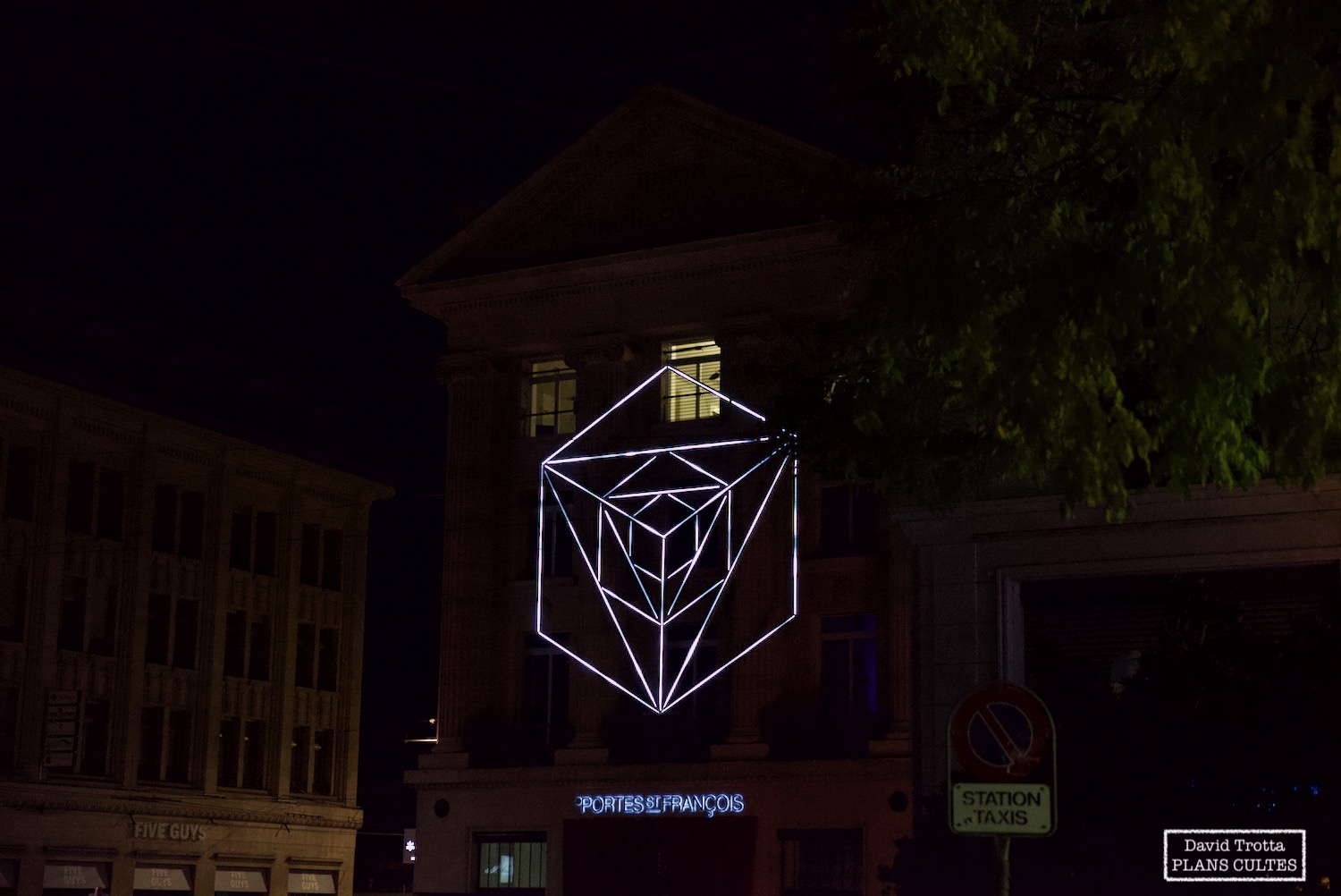Lausanne Lumières 2019, Portes Saint-François © David Trotta