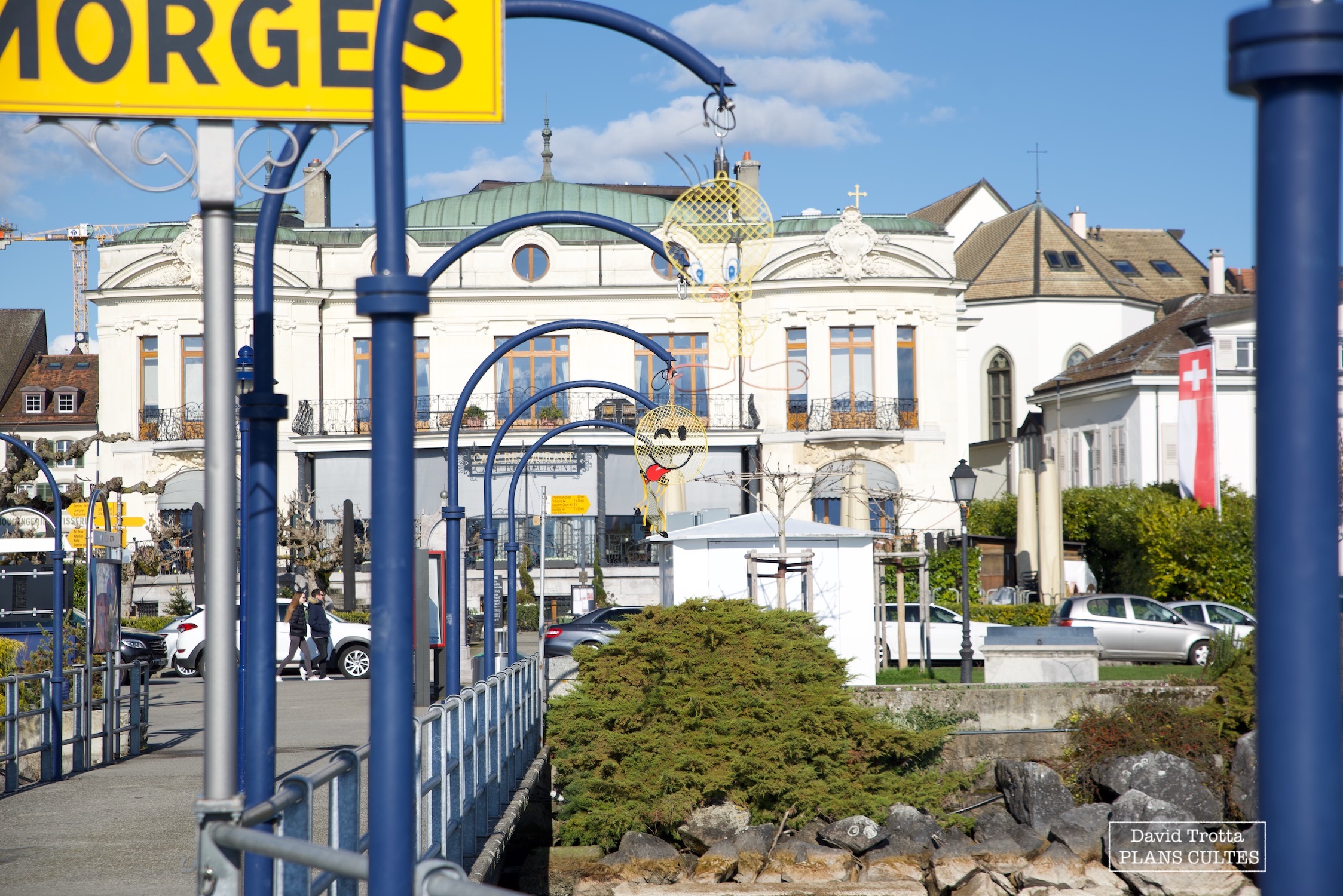 Oevres débaquées à Morges © David Trotta
