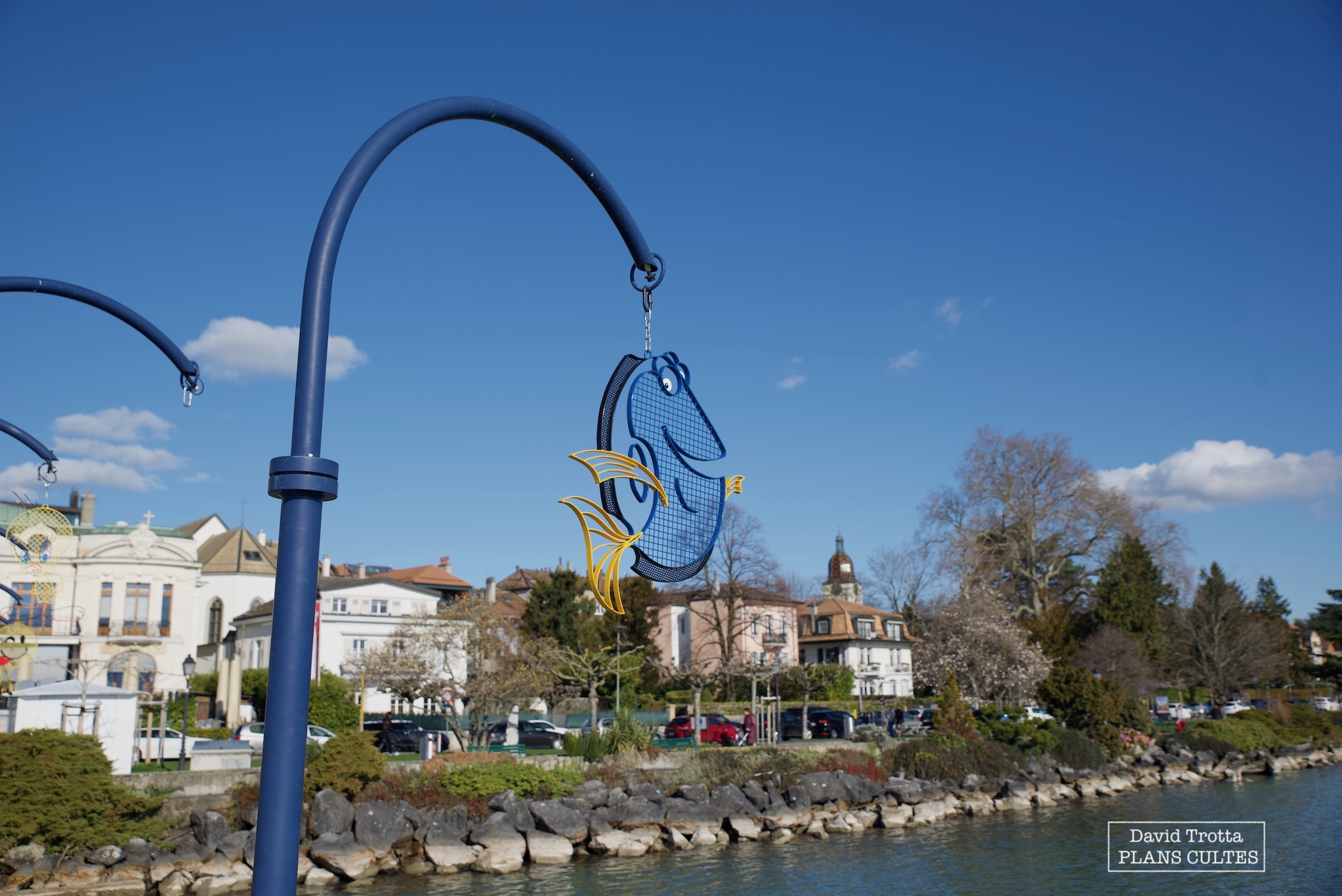 Oevres débaquées à Morges © David Trotta