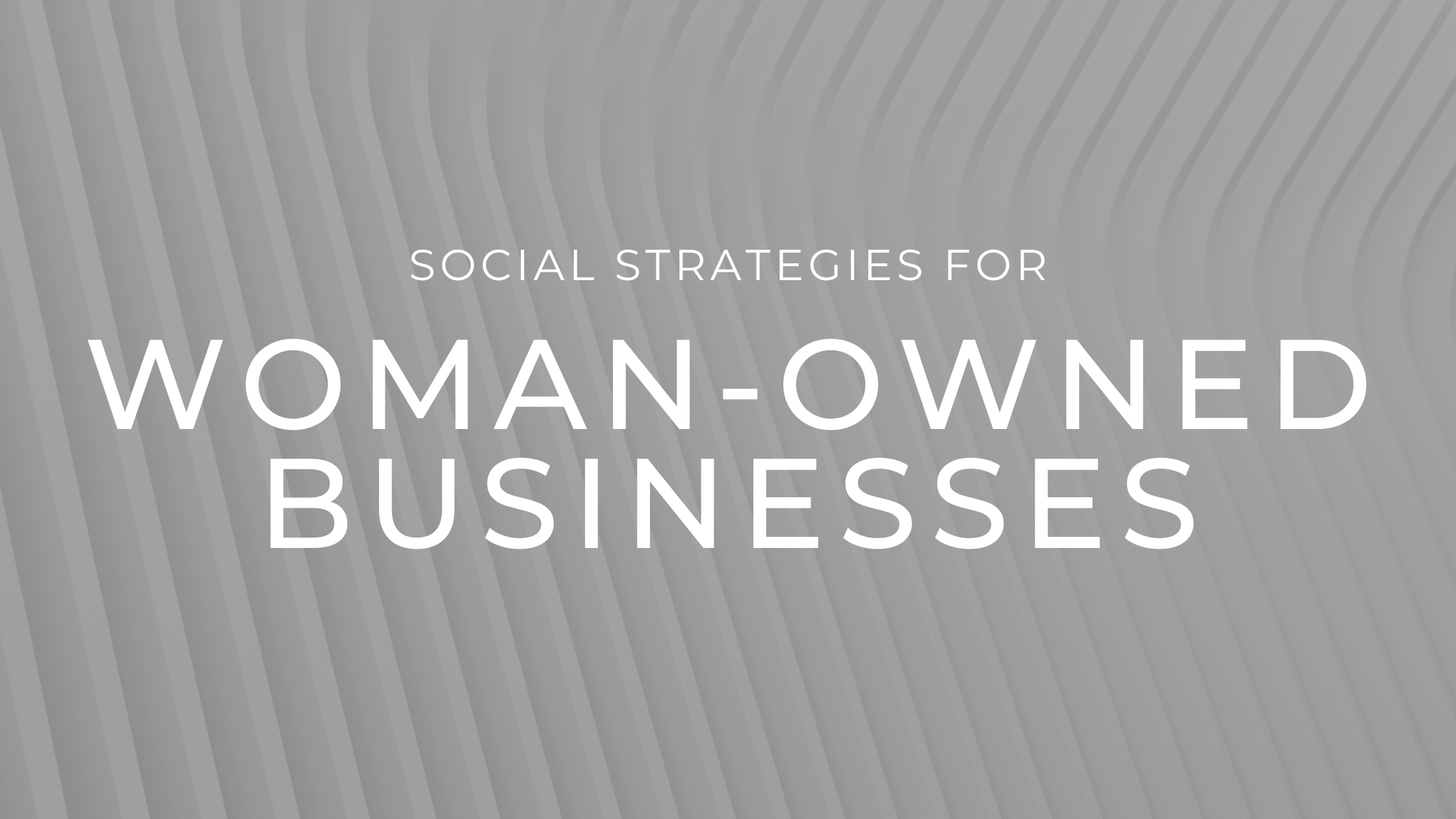 social media for women-owned business