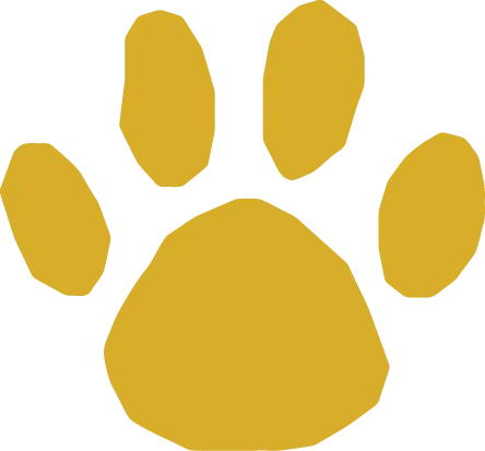 Plant Powered Yellow Animal Track Icon