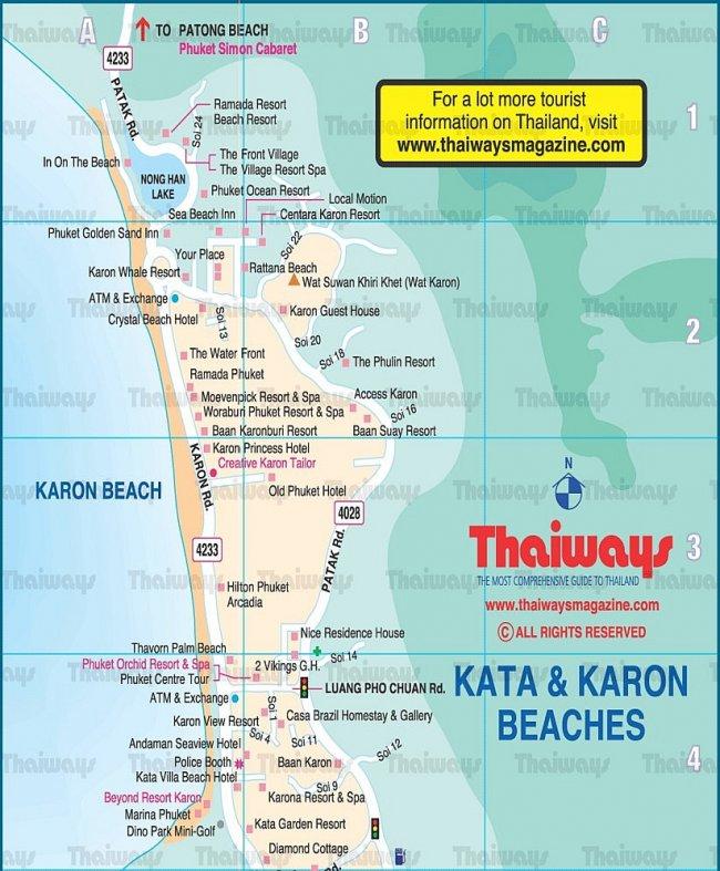 Phuket Beach Map Help For Tourists Plan Your Escape Karon.