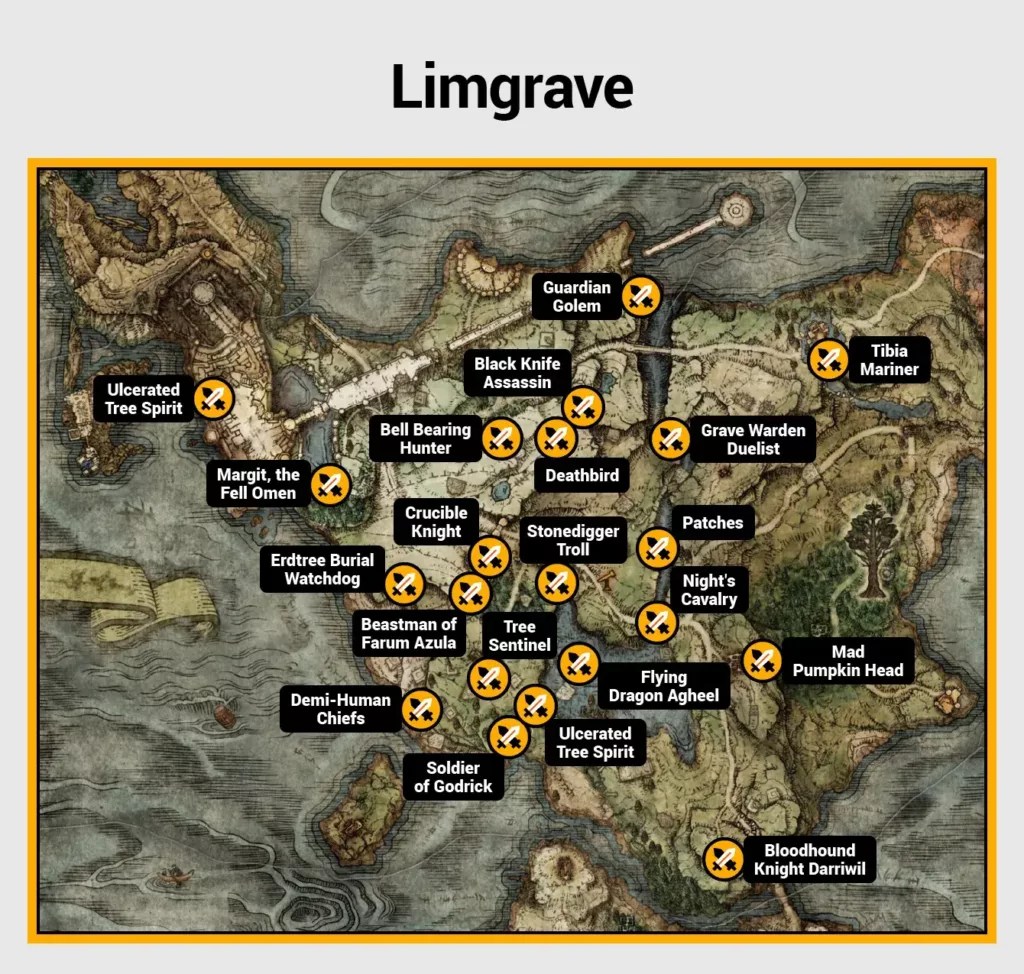 Elden Ring Boss Locations How To Beat Them Plarium 01 Limgrave