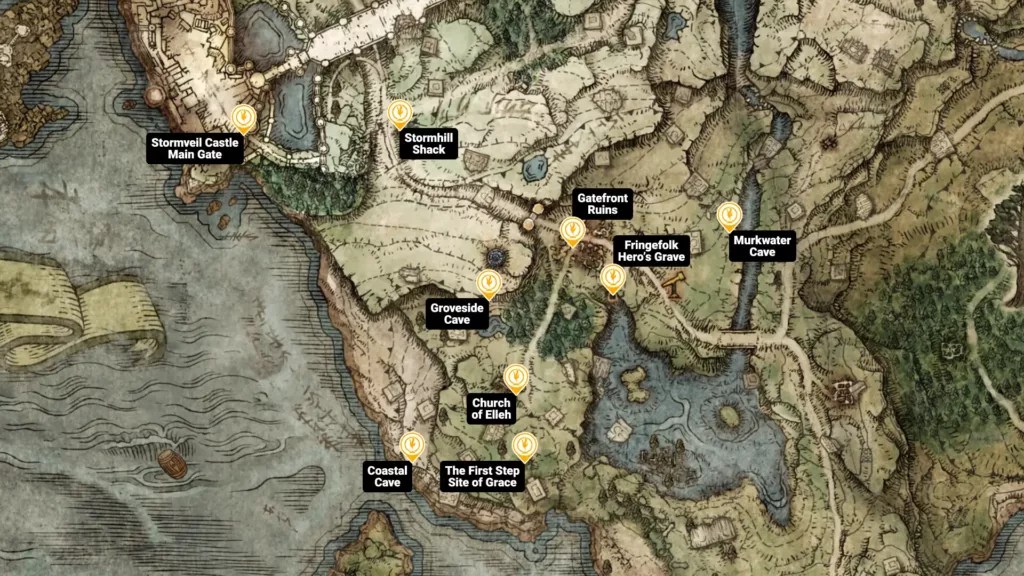 All Sites Of Grace Locations In Elden Ring Tips Limgrave