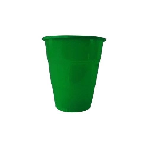 Vaso de plástico grueso de colores 7oz - Paquete x10 un