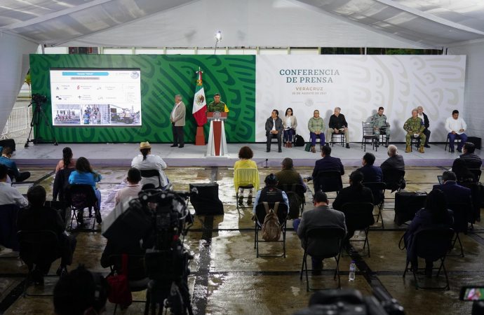 PRESENTAN ACCIONES PARA ATENDER AFECTACIONES EN VERACRUZ POR HURACÁN GRACE; APOYOS SERÁN DIRECTOS Y SIN LÍMITE PRESUPUESTAL, AFIRMA PRESIDENTE