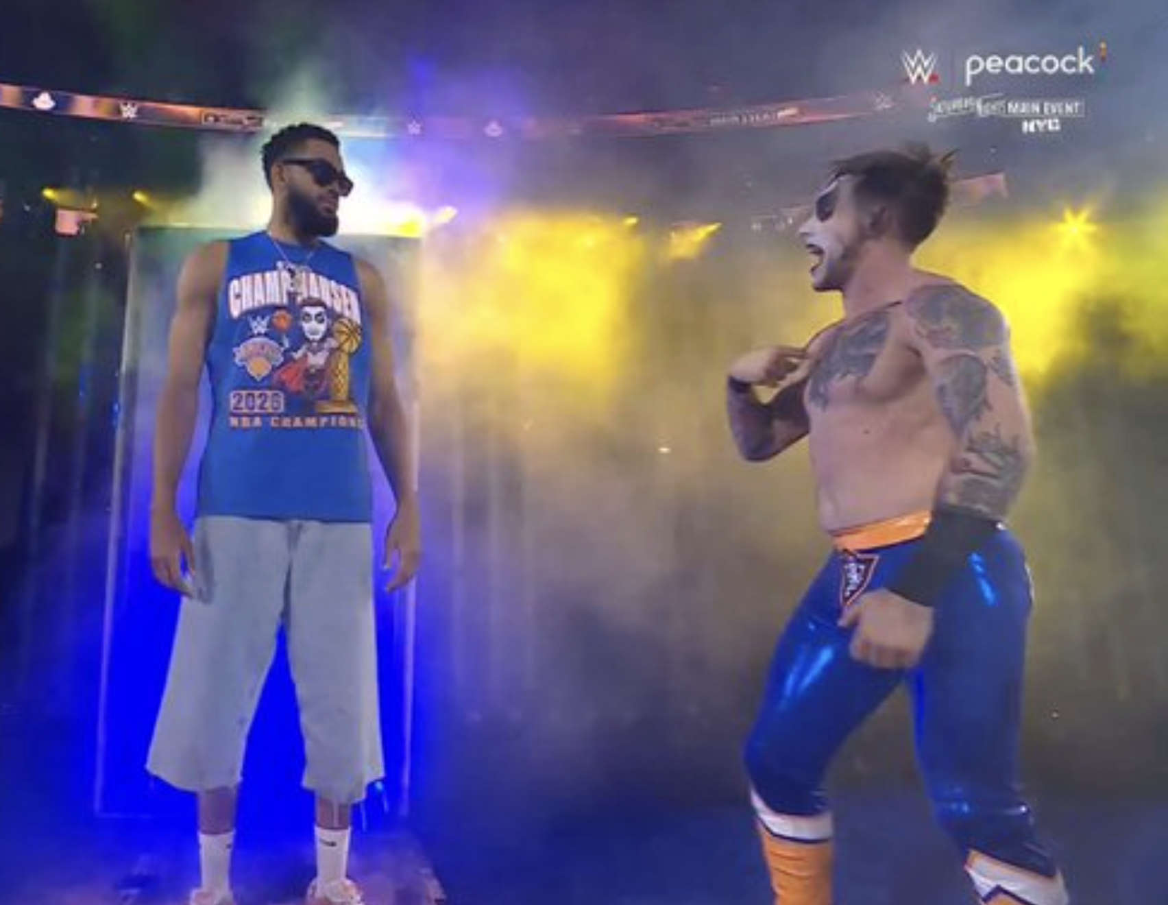 Karl-Anthony Towns Surprises WWE: Danhausen vs The Judgment Day at SNME (2026)