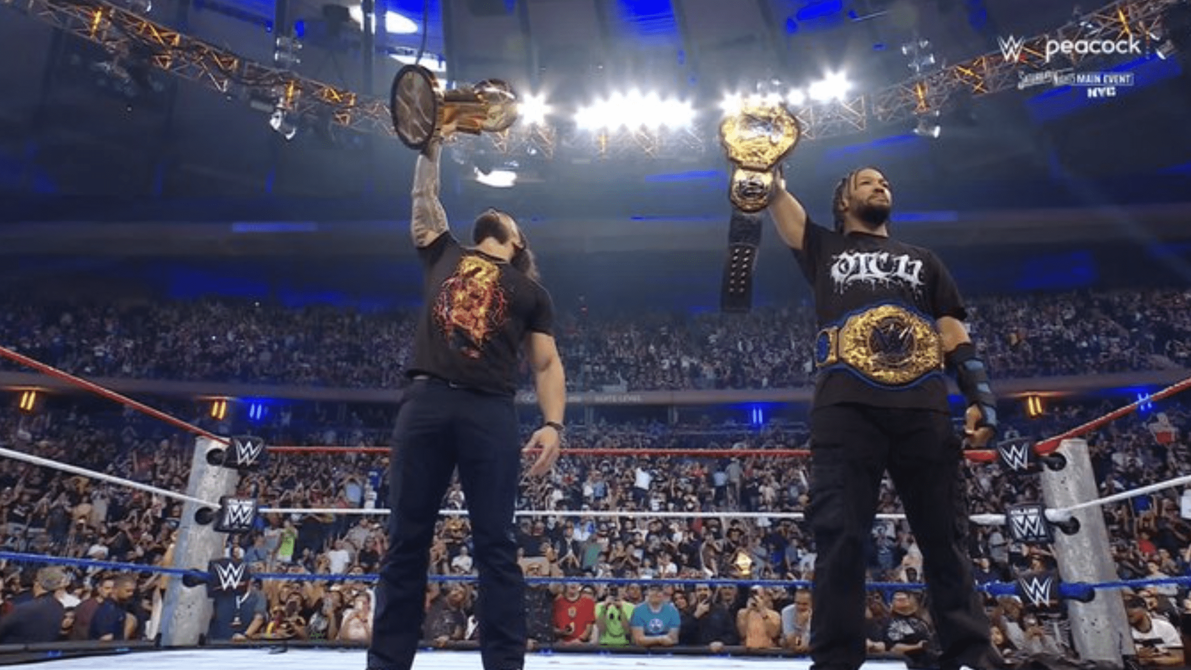 Jalen Brunson Receives Custom WWE World Title from Roman Reigns at MSG! (2026)