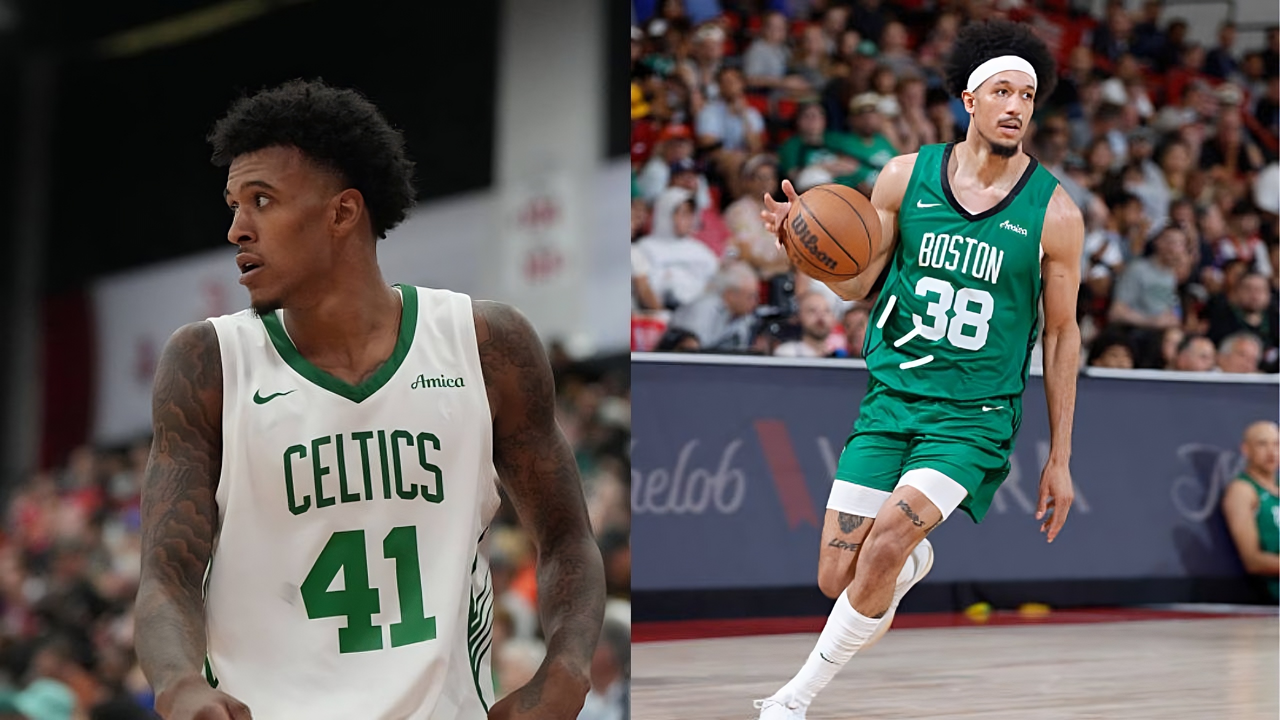 Celtics formally add Jalen Bridges and Kendall Brown to coaching camp
