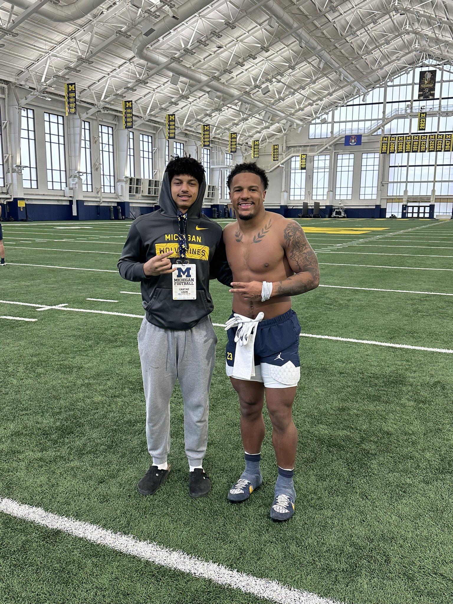 Ohio RB Cartae Ligon Talks Michigan Football Interest and Future Visits (2026)