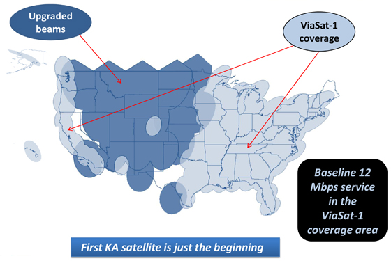 ViaSat Prices Satellite Broadband Plans Calls Them Exede The Verge ViaSat Coverage Area 