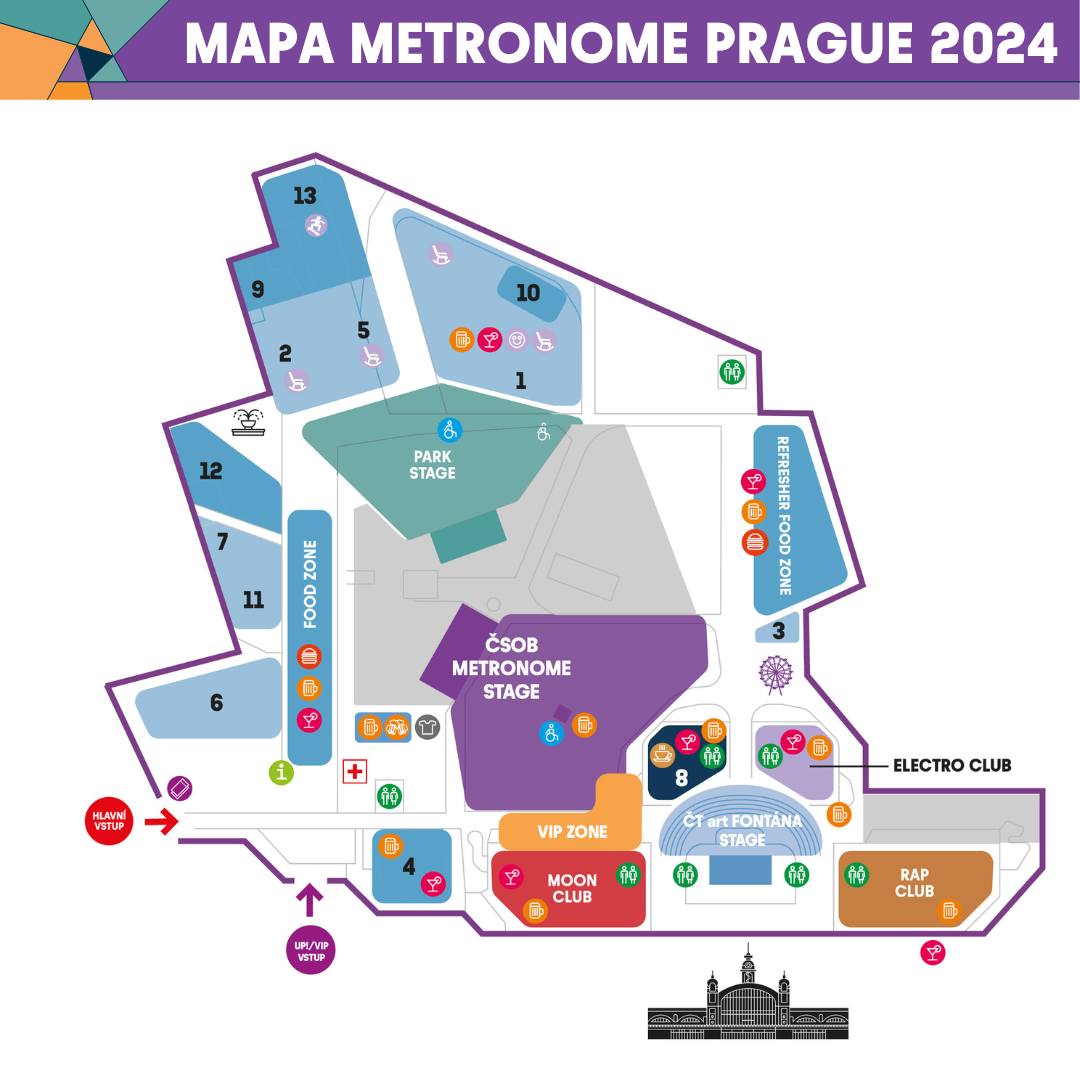 2025 Metronome Prague 2026 Mapa2024 