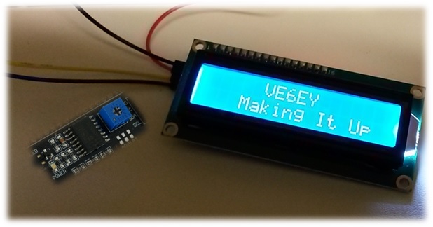 NodeMCU I2C LCD Display Saves Pins - Making It Up