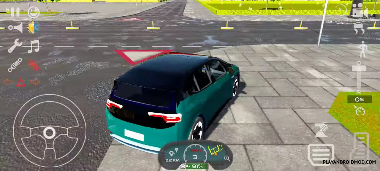 Electric car simulator 2022 v1.7 (мод много денег/без рекламы) скачать