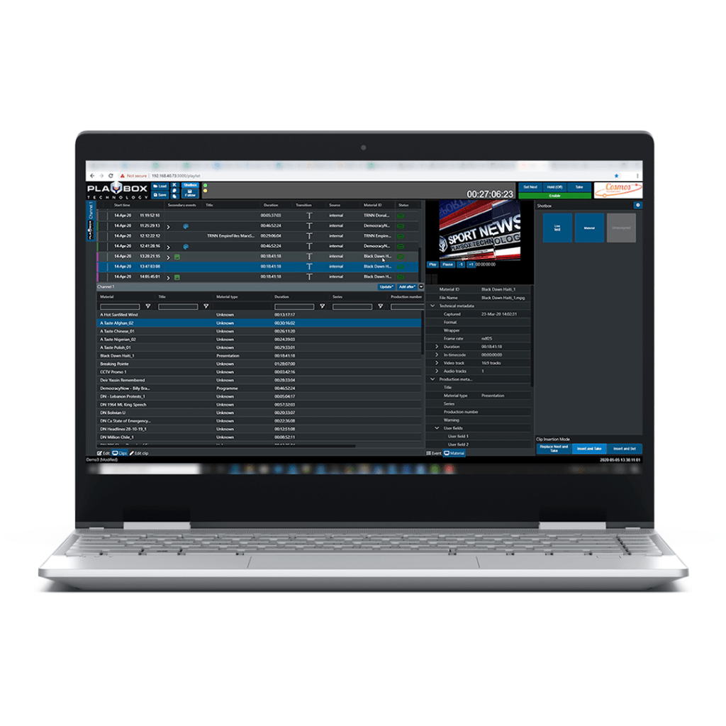 cloud based tv broadcasting