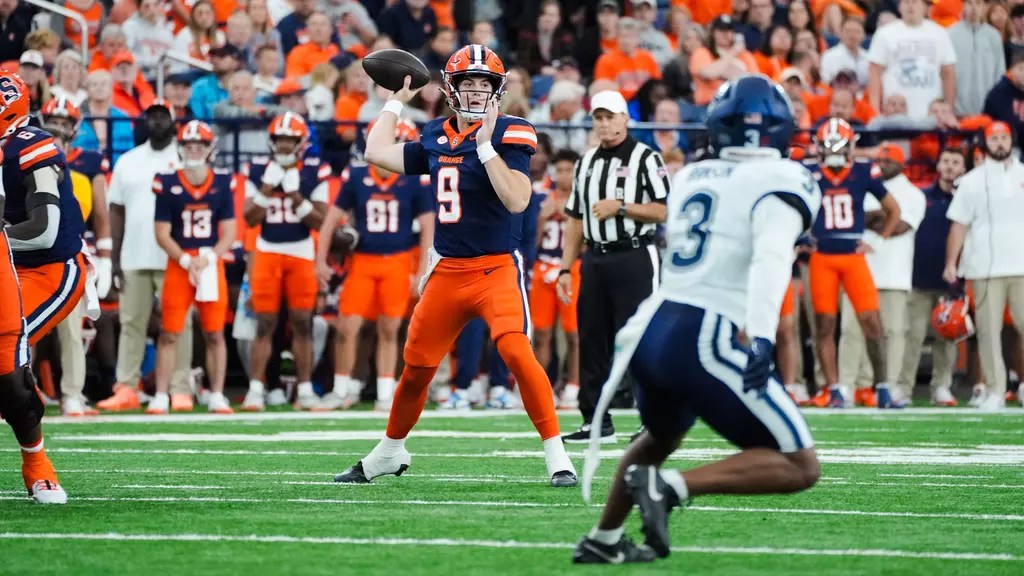 SU’s Offensive Line Is The Key To Steve Angeli’s Success