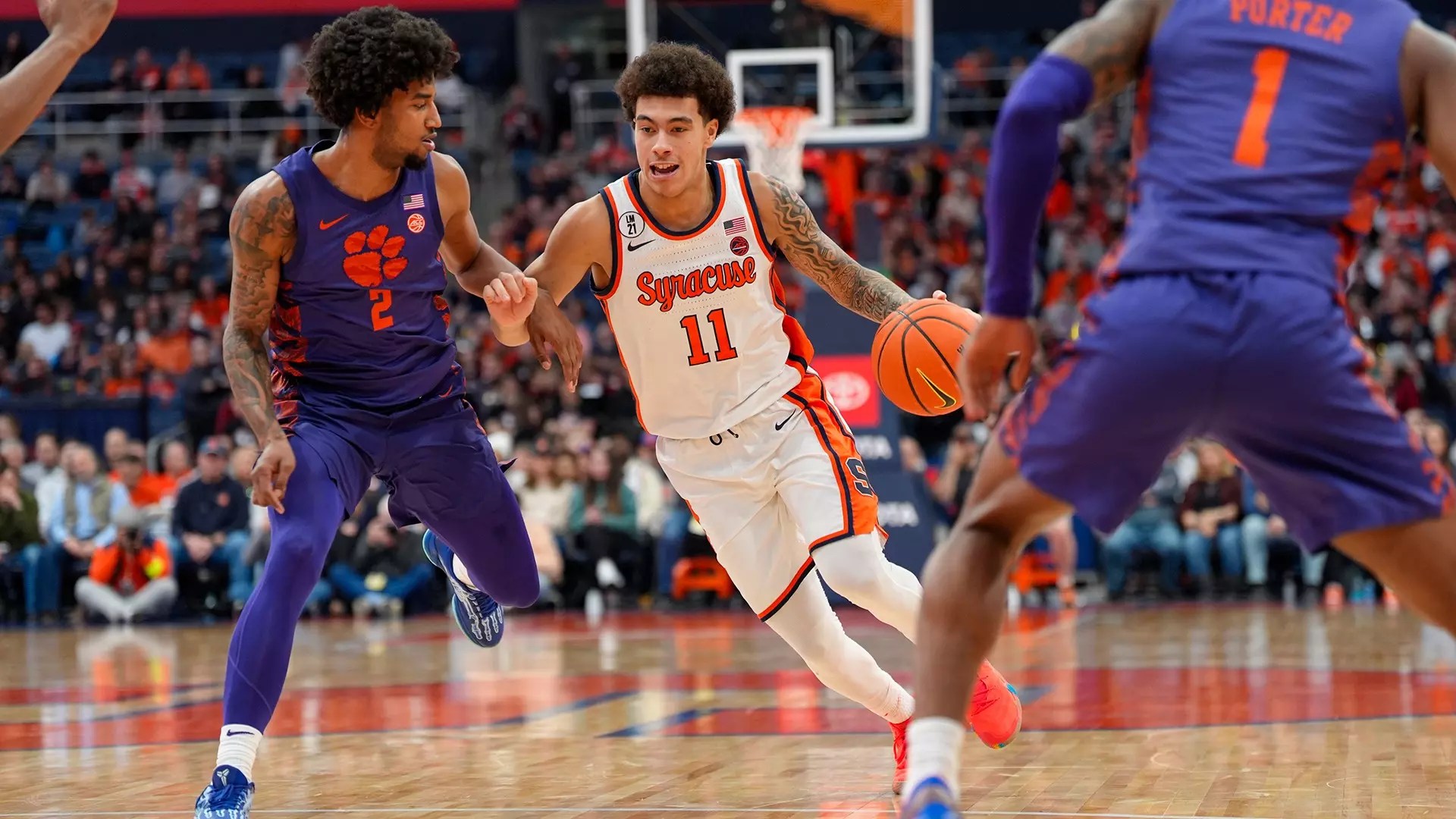 Syracuse’s offense stalls in 64-61 loss to Clemson