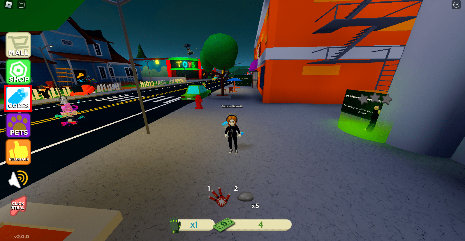 Roblox Robbery Simulator 2 Codes Tested November 2022 Player RS1.2 
