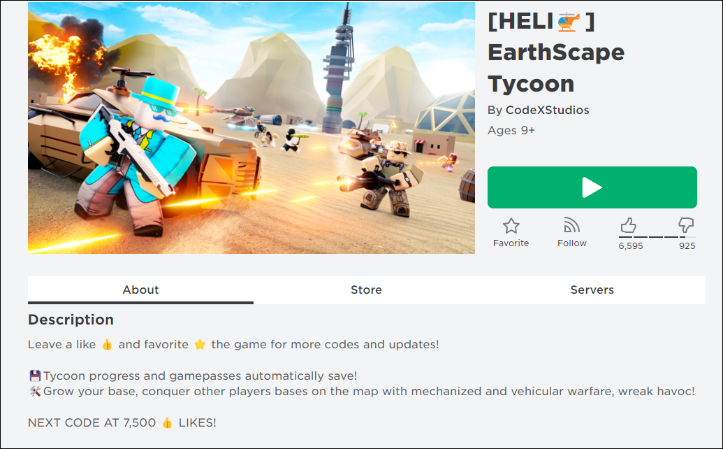 All EarthScape Tycoon Codes Roblox Tested February 2023 Player PEST 