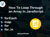 How To Loop Through An Array In Javascript