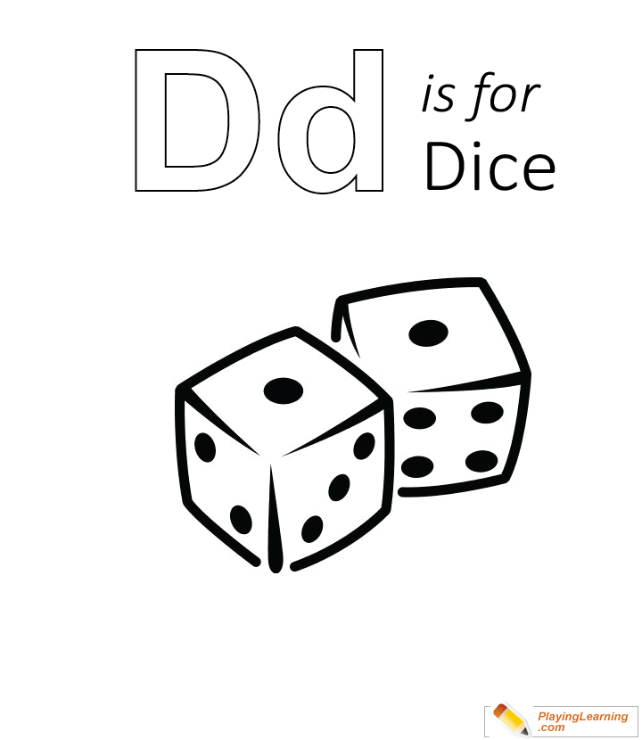 They are the opposite of warm colors, and their lower saturation gives off a calm, soothing effect. Dice Coloring Pages