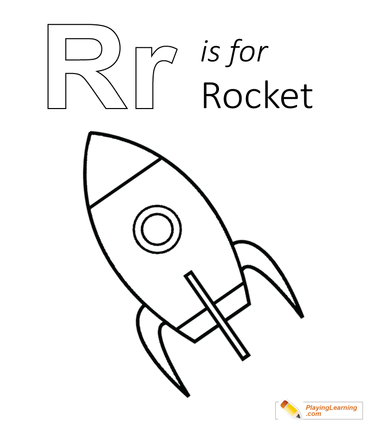The spruce / wenjia tang take a break and have some fun with this collection of free, printable co. R Is For Rocket Coloring Page Free R Is For Rocket Coloring Page