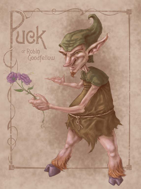Puck symbolizes a Shakespeare Prank