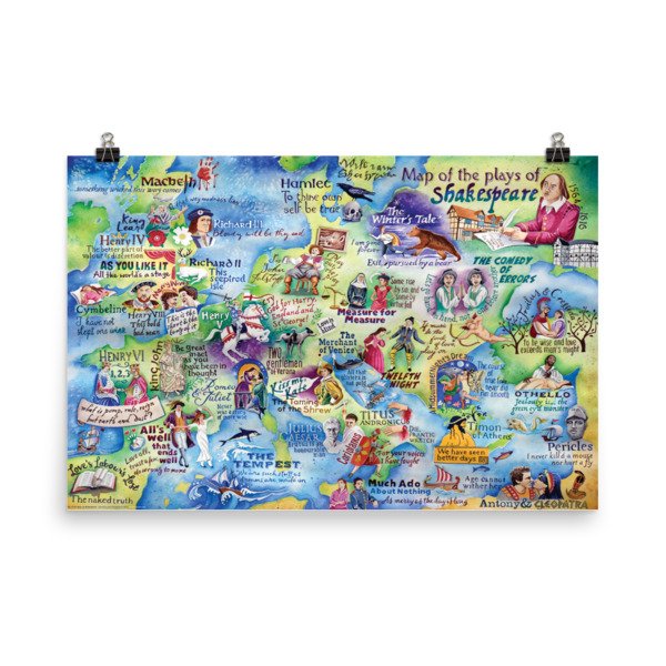 Shakespeare Plays Poster