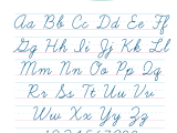 Cursive Alphabet Printable Worksheet Free Astra Edu Pl