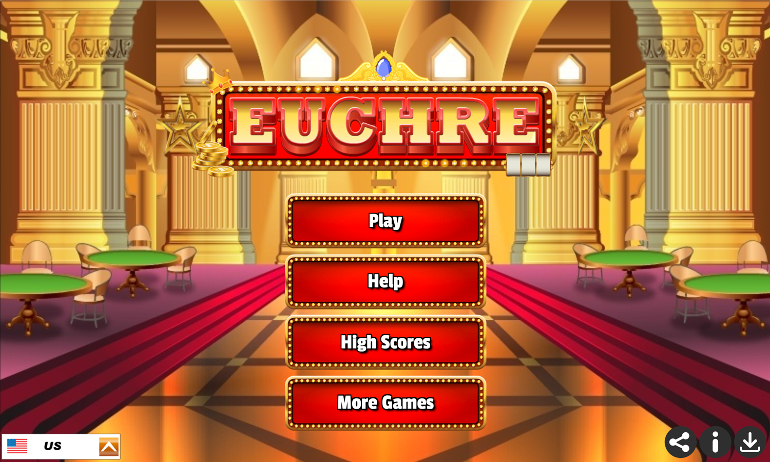 Play Euchre Card Games Free Online Single Player American British Euchre 