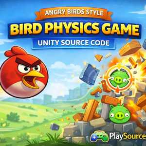 Angry Red Birds Unity physics puzzle game