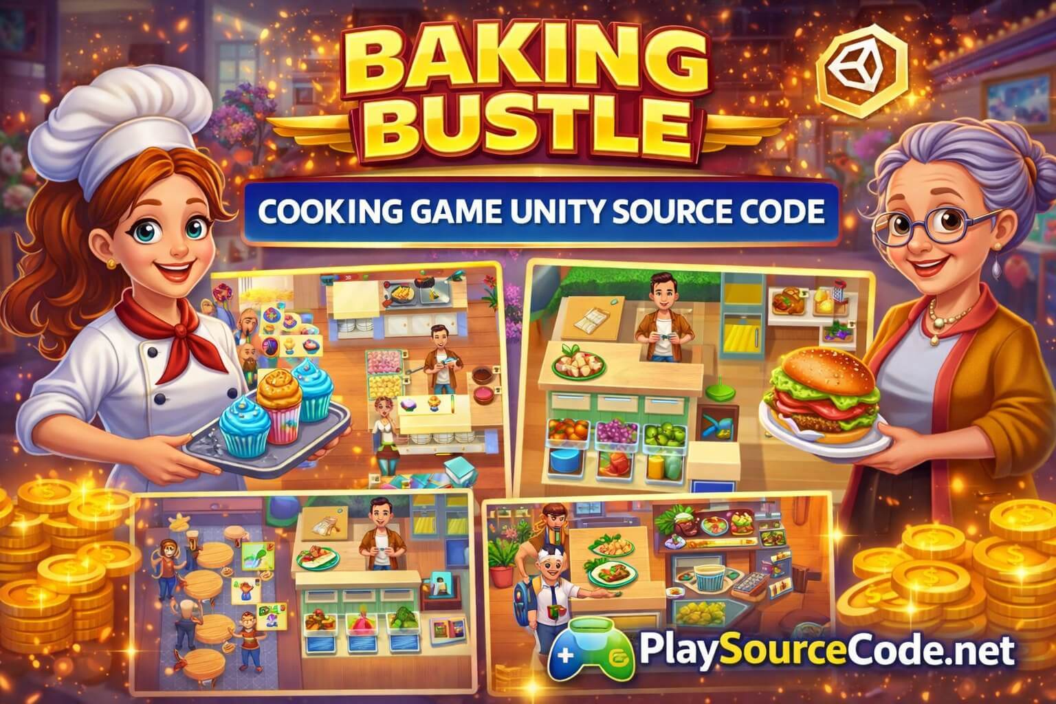 Baking Bustle – Cooking Game Unity Source Code