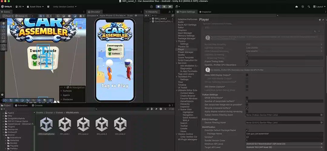 Car Assembler 3D Game – Unity 3D Source Code | PlaySourceCode.net Car Assembler 3D Game – Unity 3D Source Code - Image 3