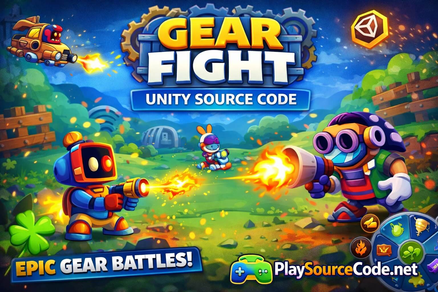 Gear Fight Unity game