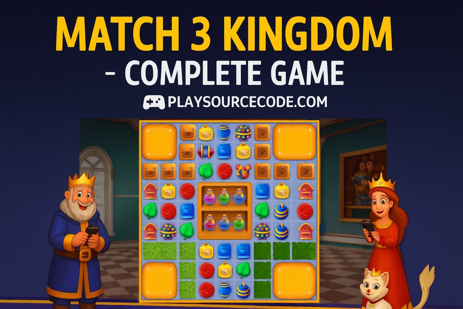Match 3 Kingdom Unity game