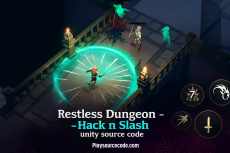Restless Dungeon Hack n Slash Unity Sourcecode Restless Dungeon Unity hack and slash RPG game