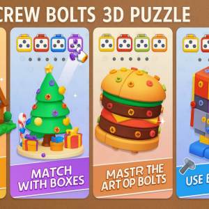 Screw Bolts 3D Unity game