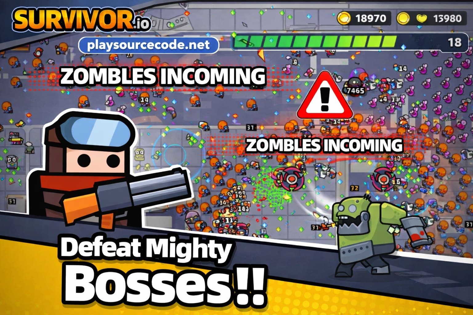 Survivor.io pets like Murica Rex Croaky with skills and stats upgrade menu