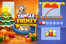 Tangle Frenzy Complete Full Project Playsourcecode Tangle Frenzy Unity rope puzzle game