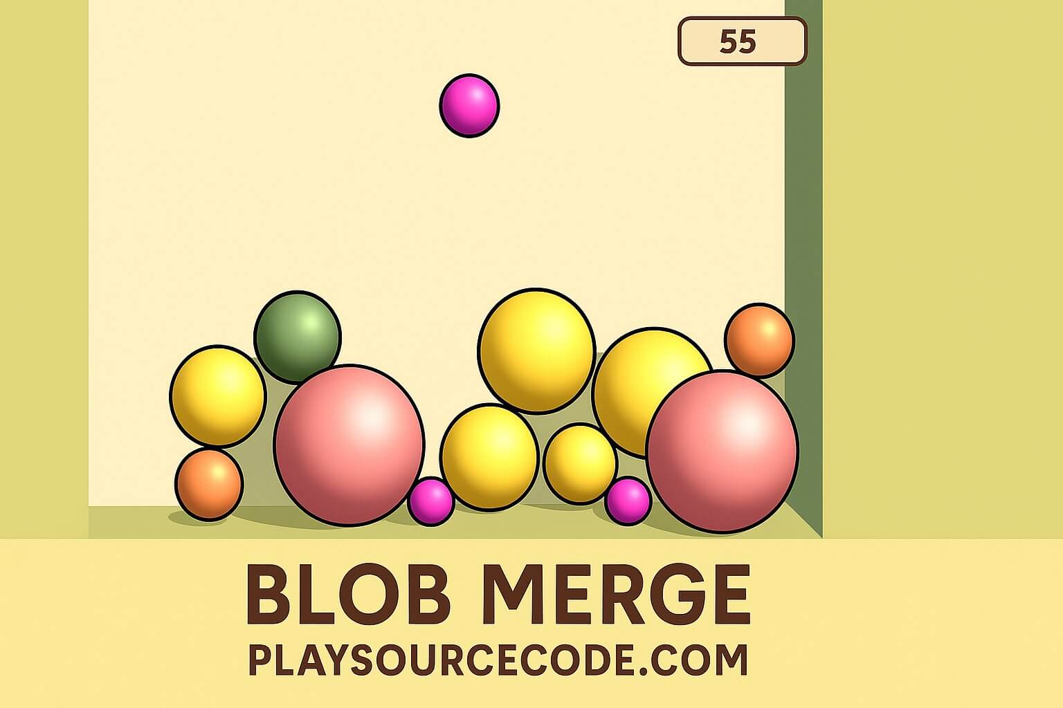 Blob Merge Color 2022 Unity Source Code 3D Gameplay