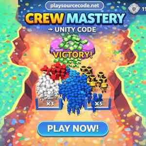 Crew Mastery Unity base defense strategy game