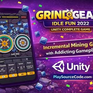Grind My Gears - Idle Fun Unity Code Gameplay and Machine Upgrades