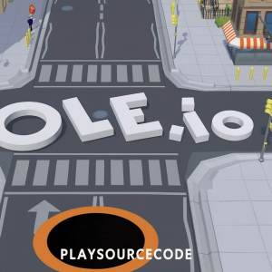 Hole.io 3D Game Unity Source Code Gameplay Preview