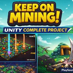 Keep on Mining Unity idle game with incremental mining gameplay