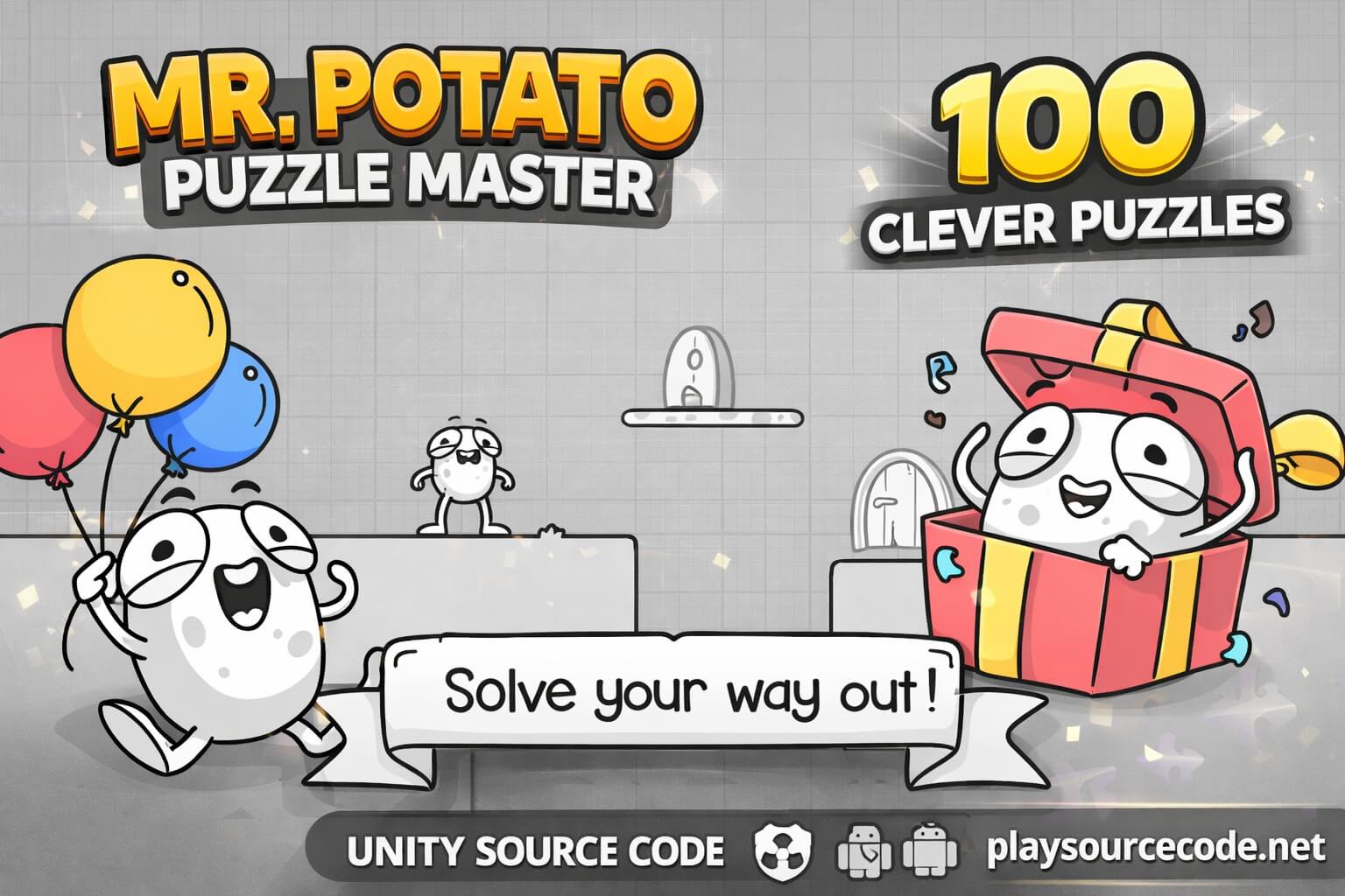 Mr Potato Puzzle Master Unity puzzle adventure game