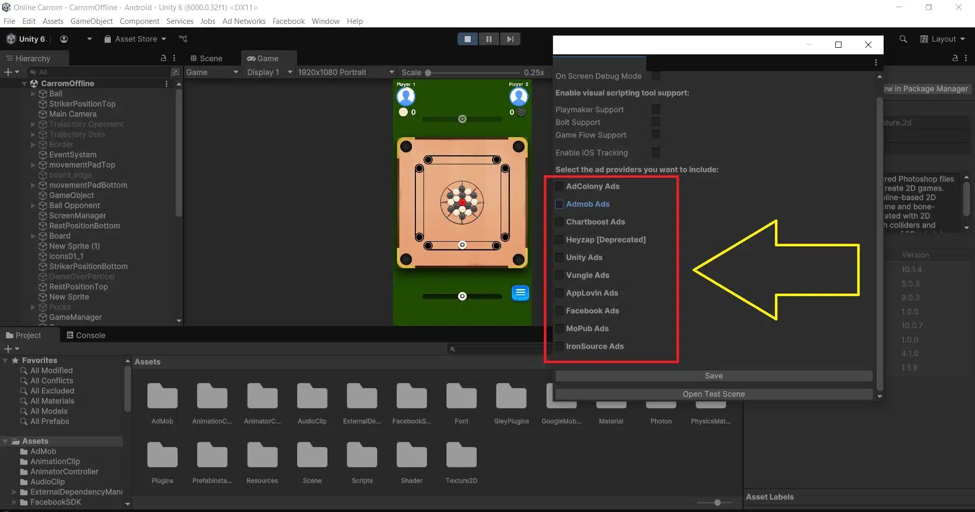 Online Multiplayer Carrom Unity complete Project | PlaySourceCode.net Online Multiplayer Carrom Unity complete Project - Image 3