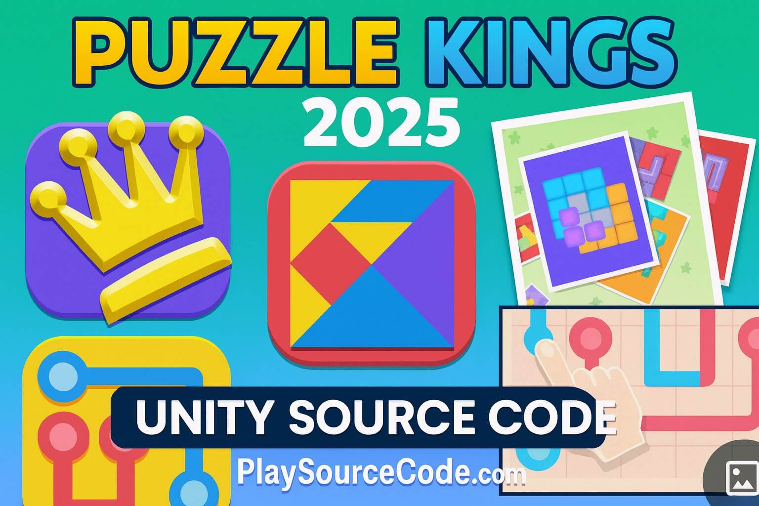 Puzzle King Unity game with multiple puzzle modes